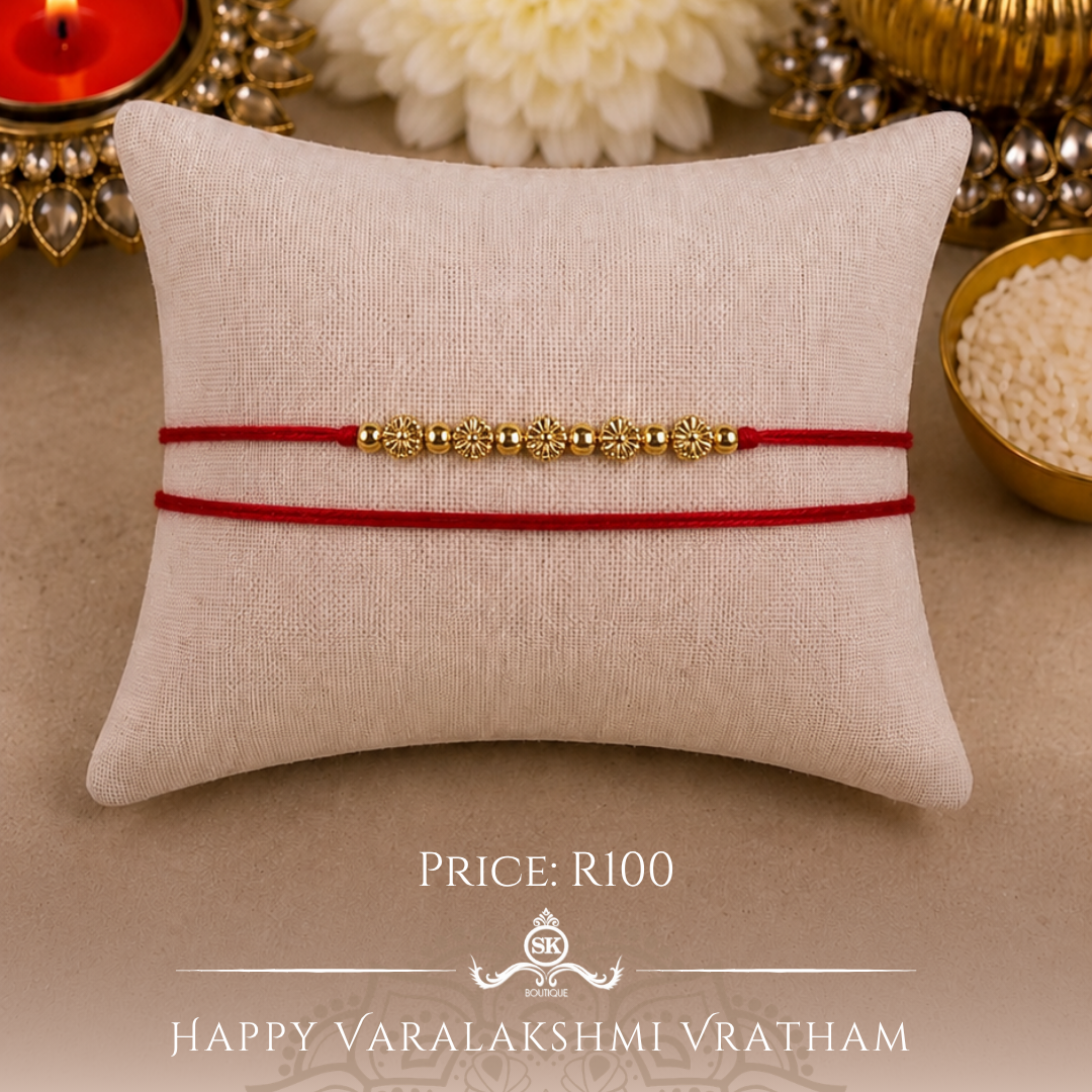 Flower Beaded Designer Laxmi String