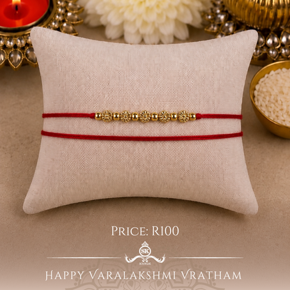 Flower Beaded Designer Laxmi String