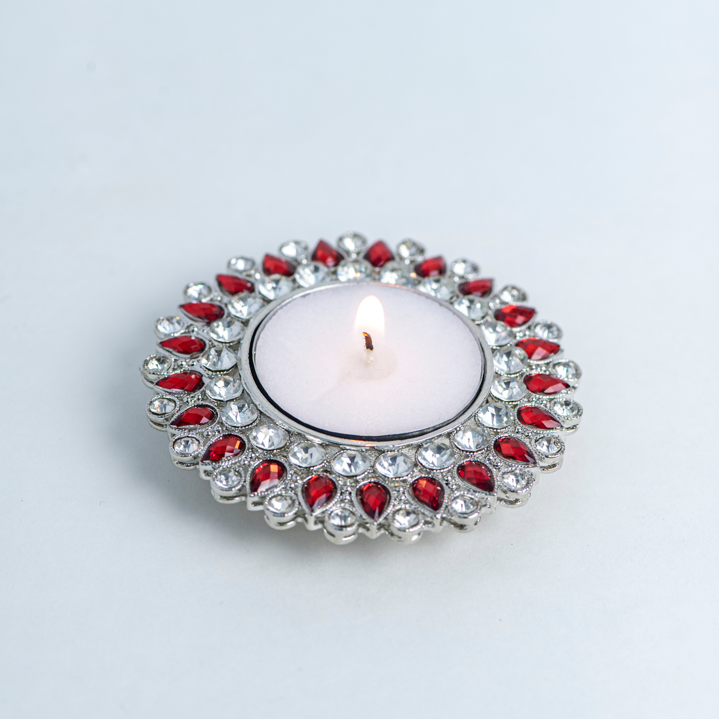 Red & Gold Complex Diya