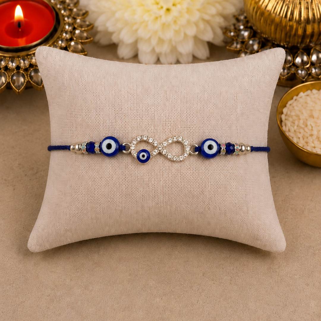 Infinity Evil Eye Designer Rakhi