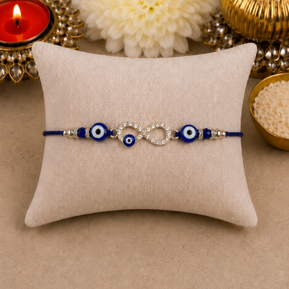 Infinity Evil Eye Designer Rakhi