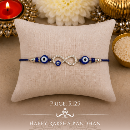 Infinity Evil Eye Designer Rakhi