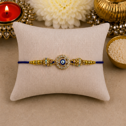 Peace Evil Eye Designer Rakhi