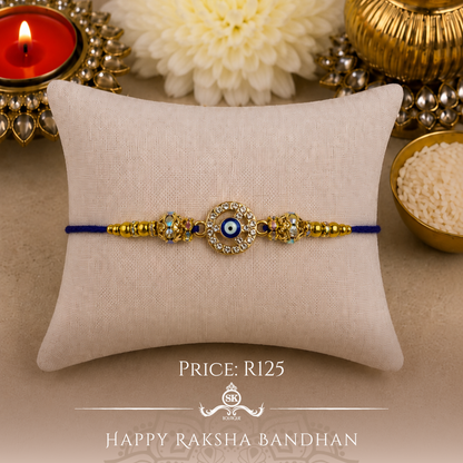 Peace Evil Eye Designer Rakhi