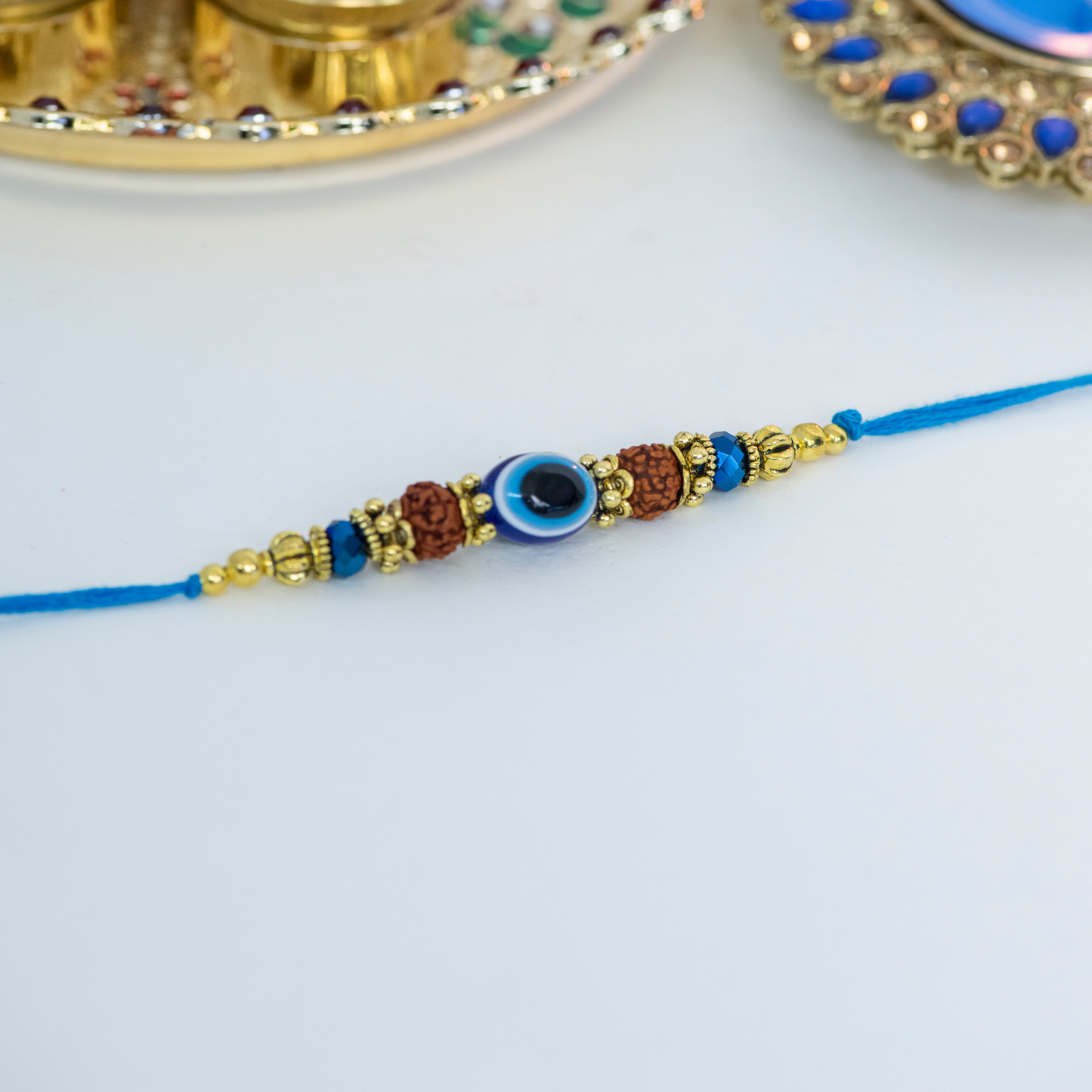 Rudraksh Evil Eye Designer Rakhi