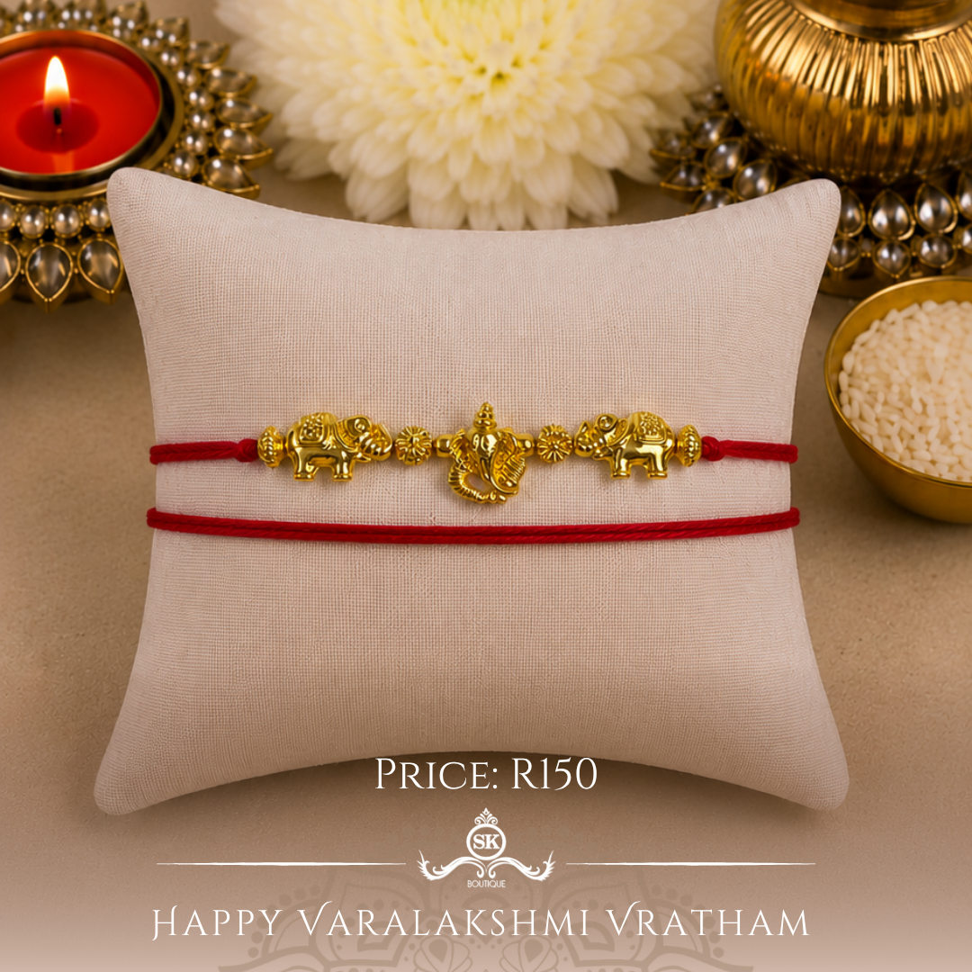 Ganesha with Elephants Designer Laxmi String