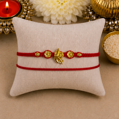 Knotted Ganesha Designer Laxmi String