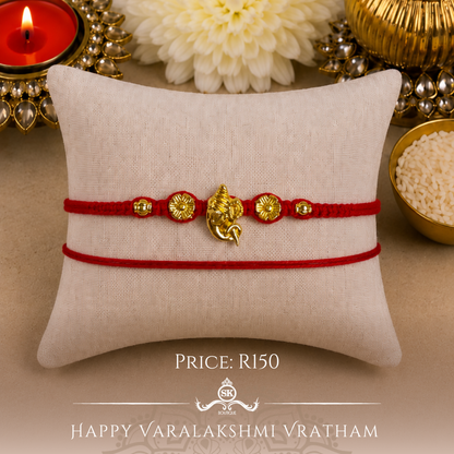 Knotted Ganesha Designer Laxmi String