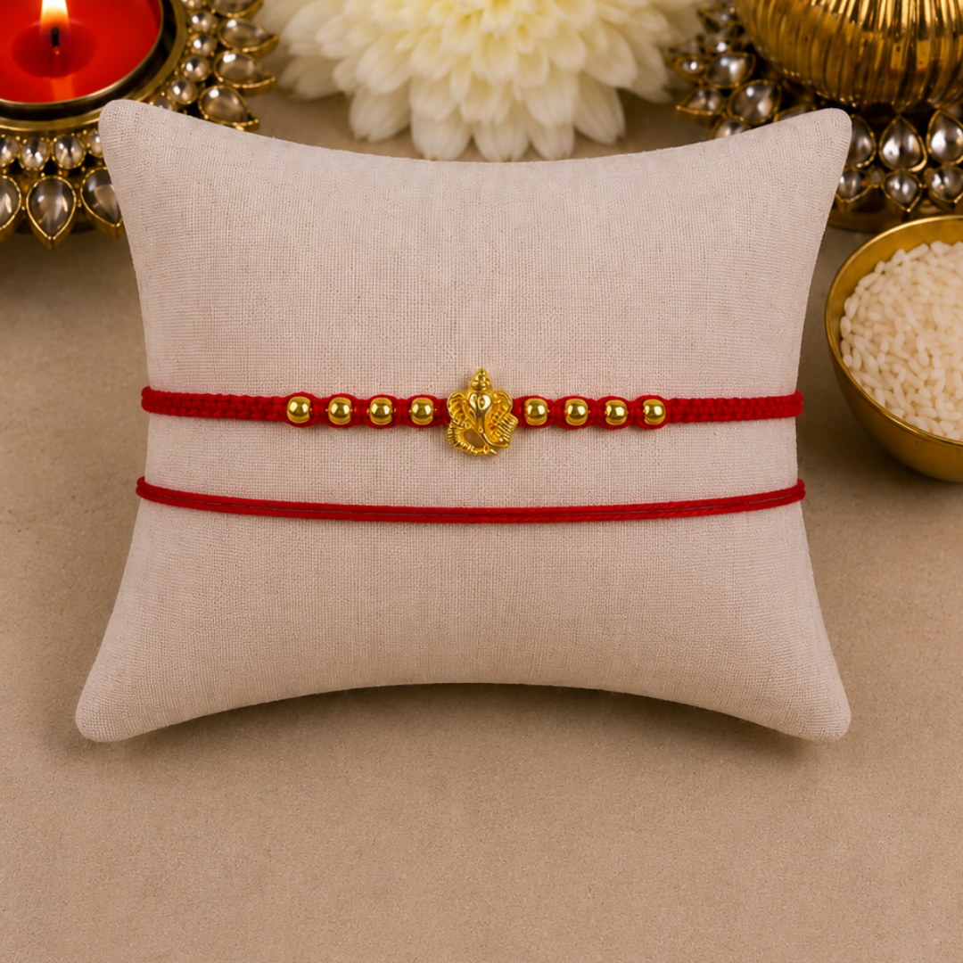 Knotted Ganesha Designer Laxmi String