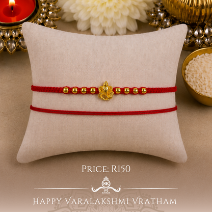 Knotted Ganesha Designer Laxmi String