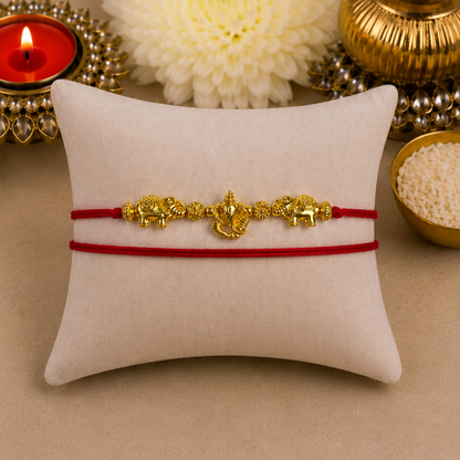 Ganesha with Elephants Designer Laxmi String