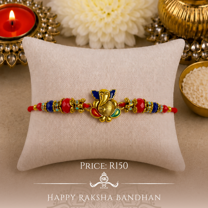 Colourful Ganesha Designer Rakhis