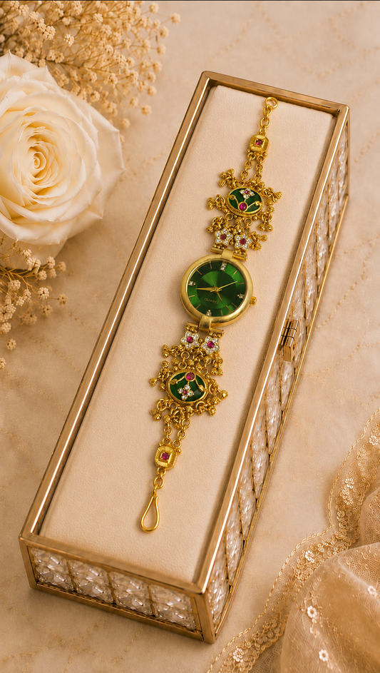 Emerald Green Designer Heritage Watch