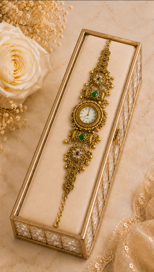 Emerald Green Designer Heritage Watch