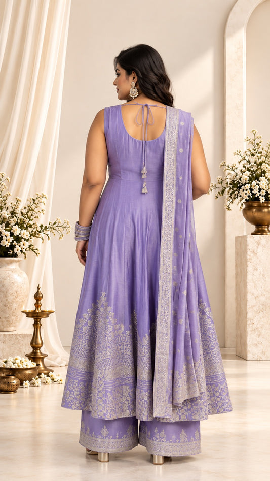 Purple Punjabi Set
