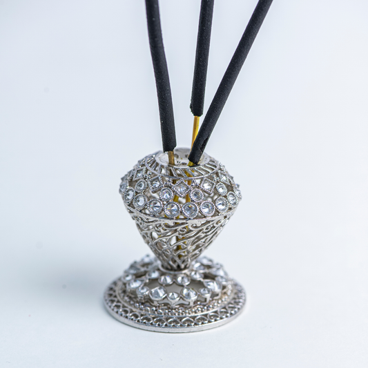 Silver Incense Holder