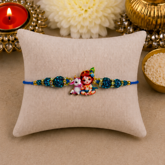 Baby Krishna Designer Rakhi
