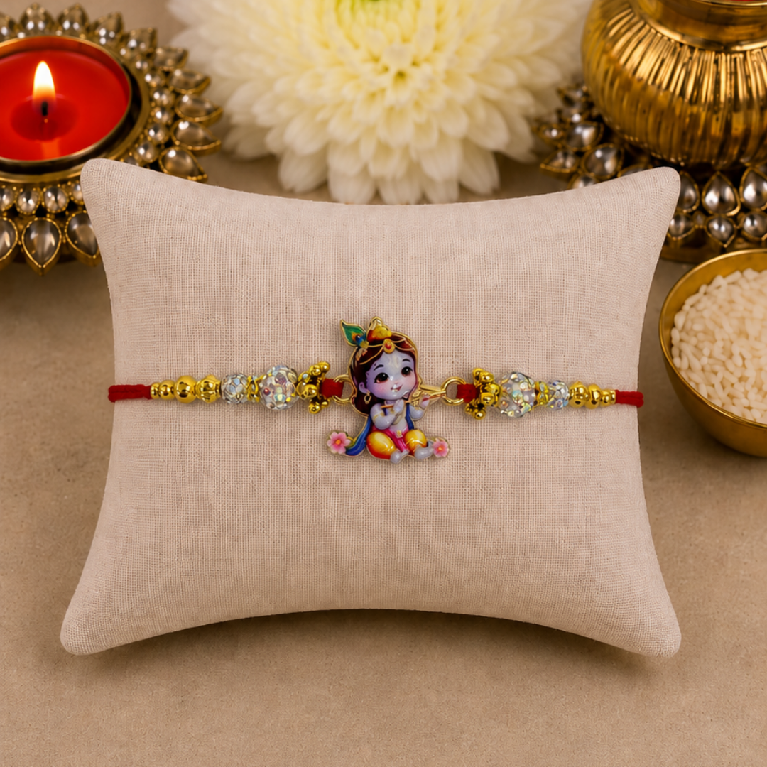 Baby Krishna Designer Rakhi