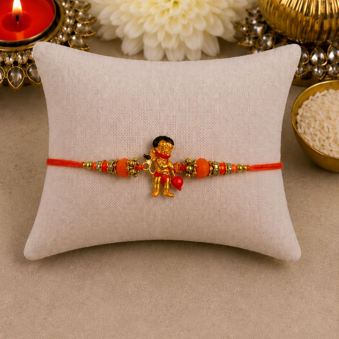 Baby Hanuman Designer Rakhi