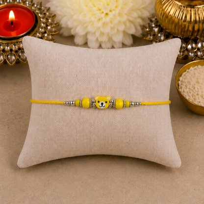 Yellow Teddy Designer Rakhi