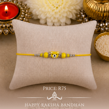 Yellow Teddy Designer Rakhi