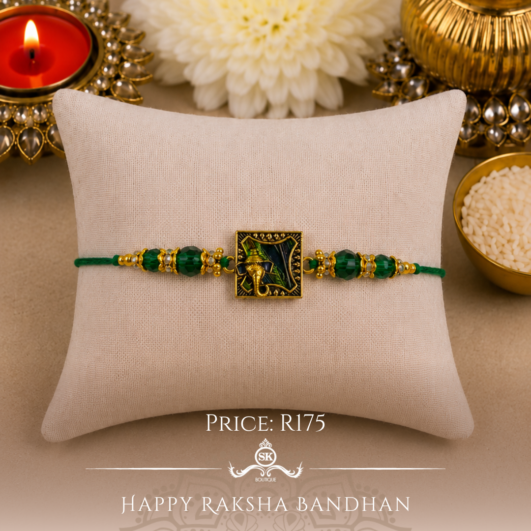 Peacock Feather Designer Rakhi