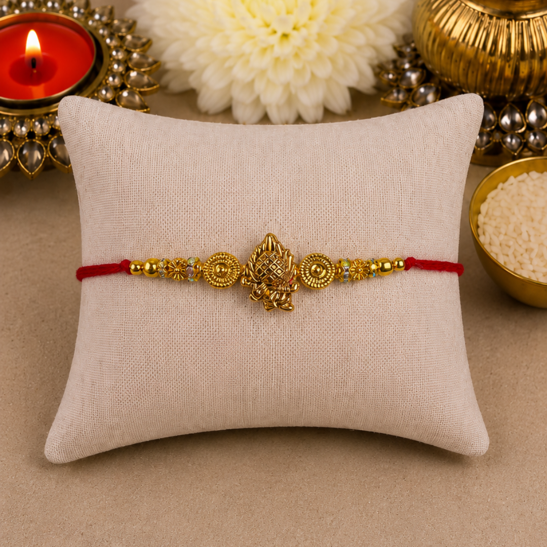 Krishna Playing Flute Designer Rakhi