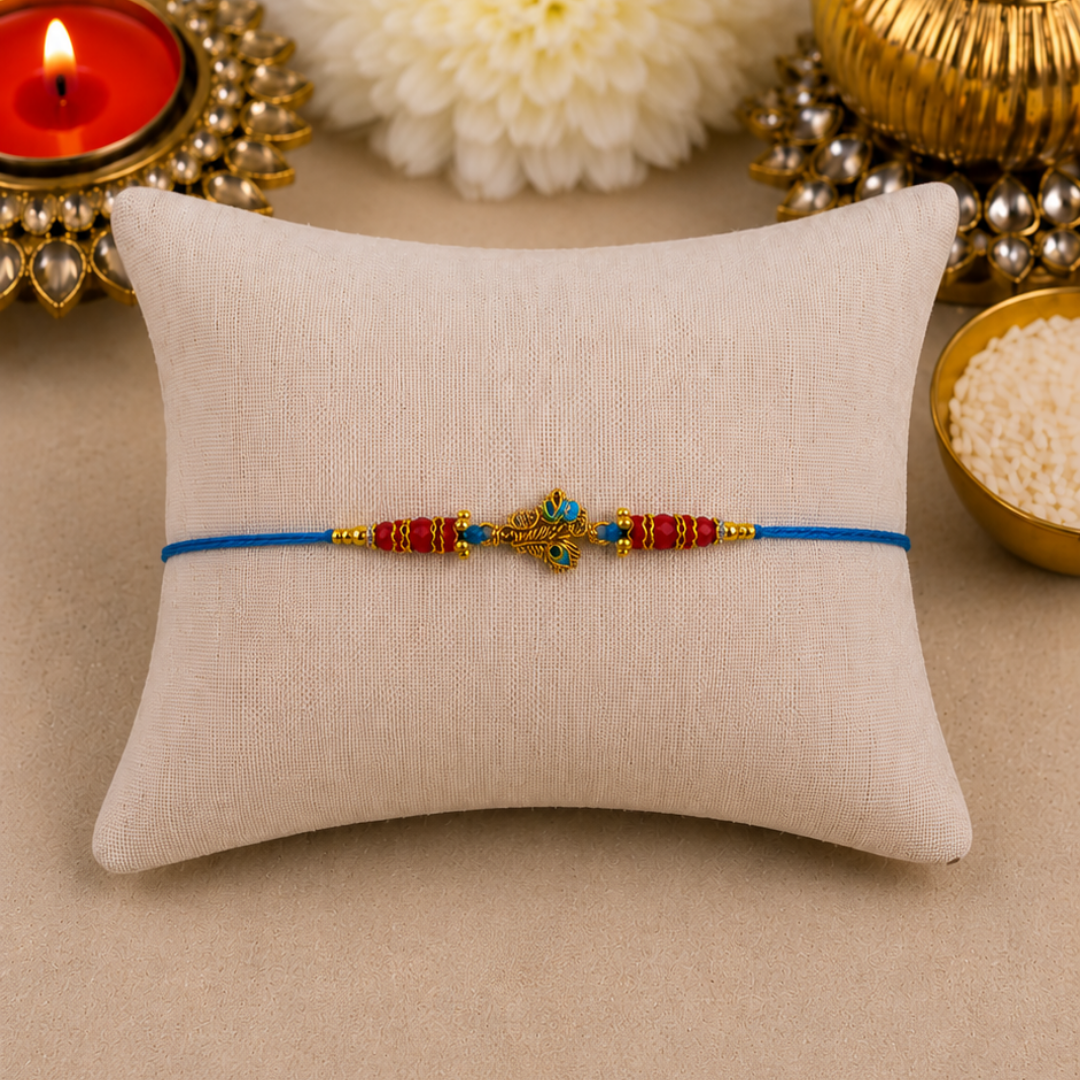 Colurful Flute Designer Rakhi