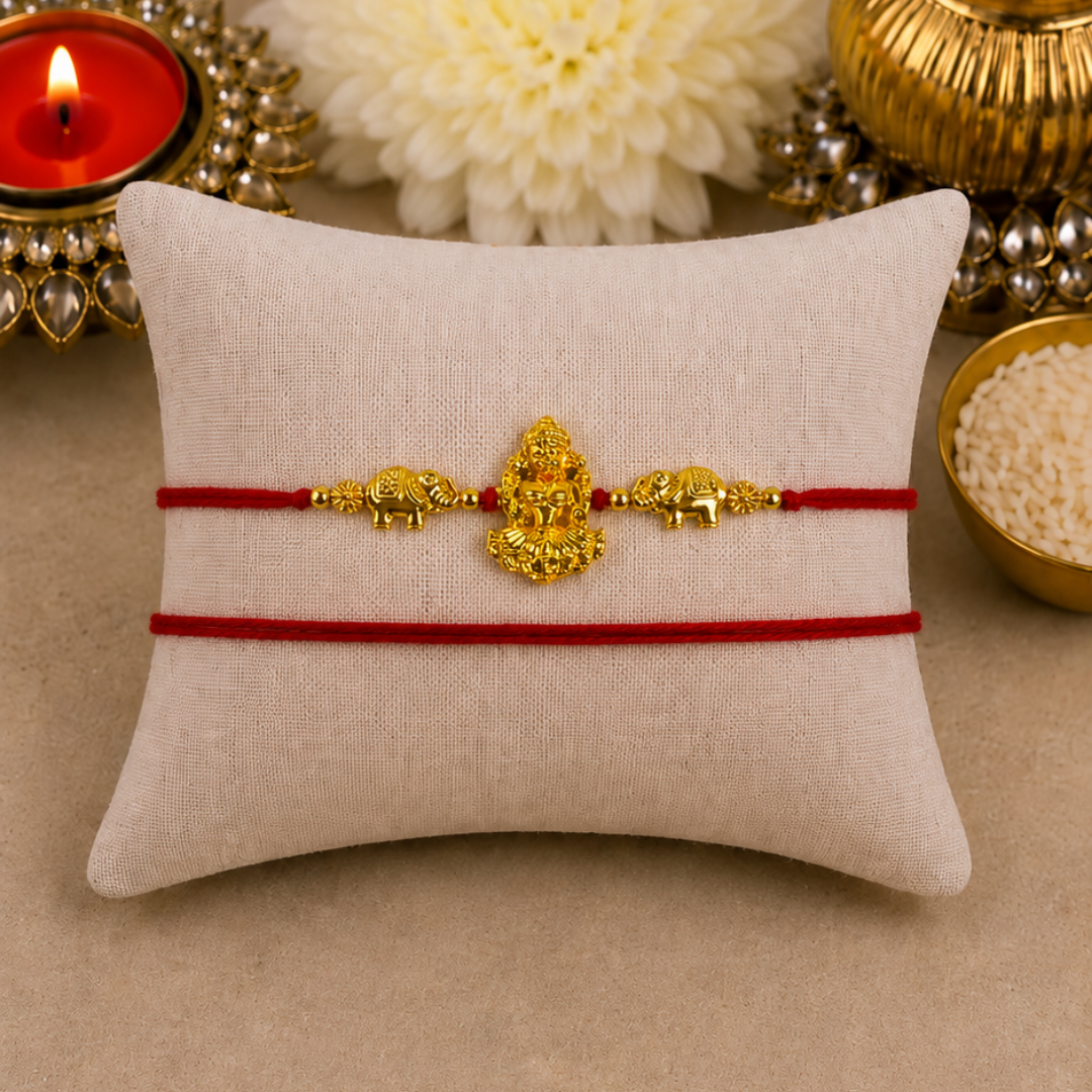 Ma Laxmi with Beaded Elephants Designer Laxmi String