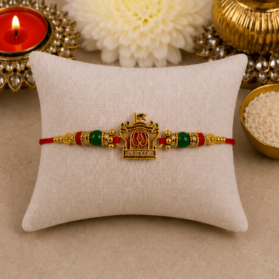 Swaminarayan Mandir Designer Rakhi
