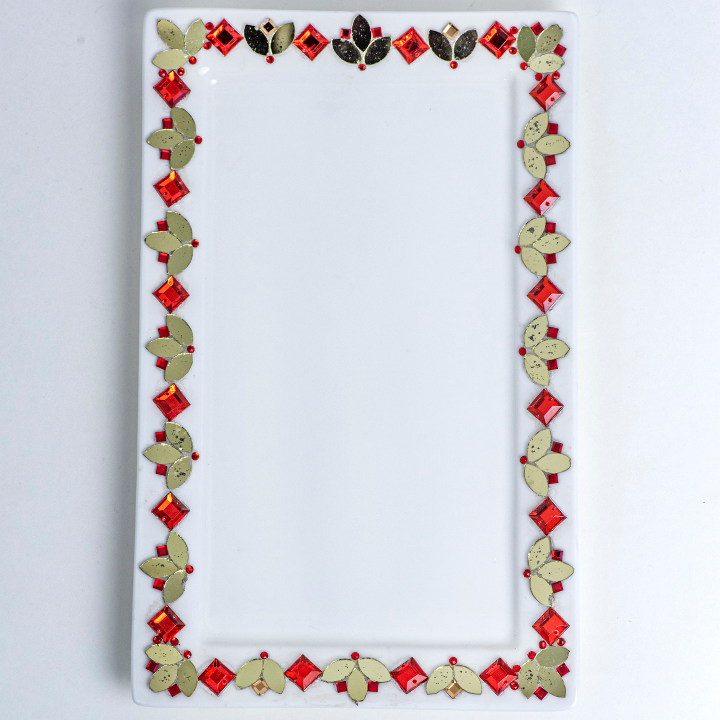 Gold Designer Ceramic Tray