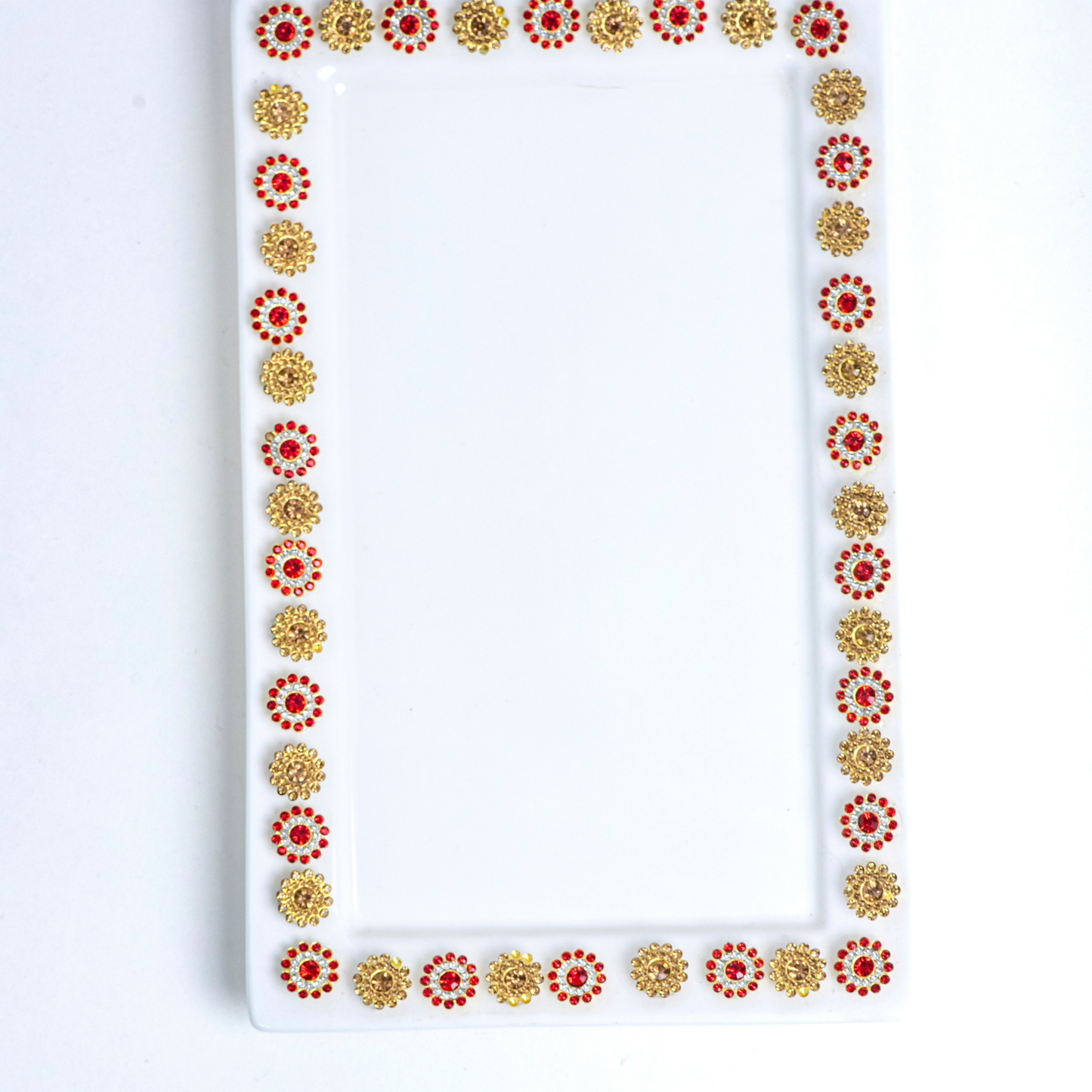 Gold Designer Ceramic Tray