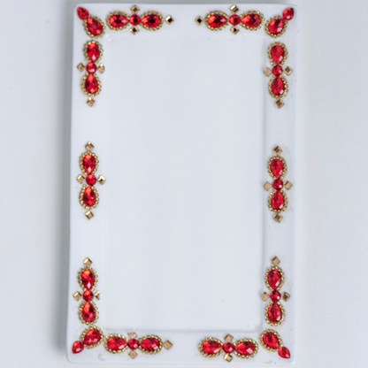 Gold Designer Ceramic Tray