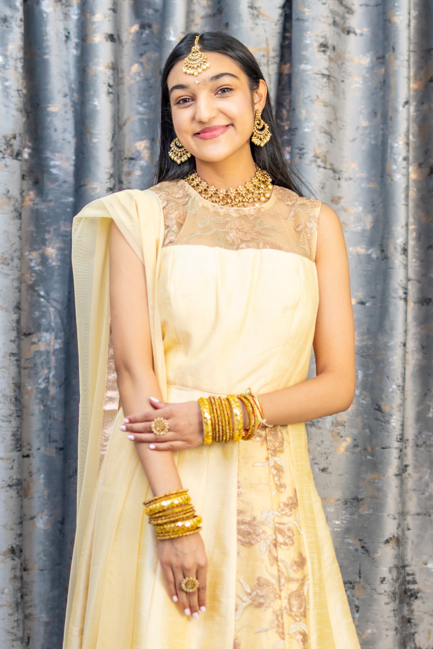 Cream Raw Silk Punjabi Set
