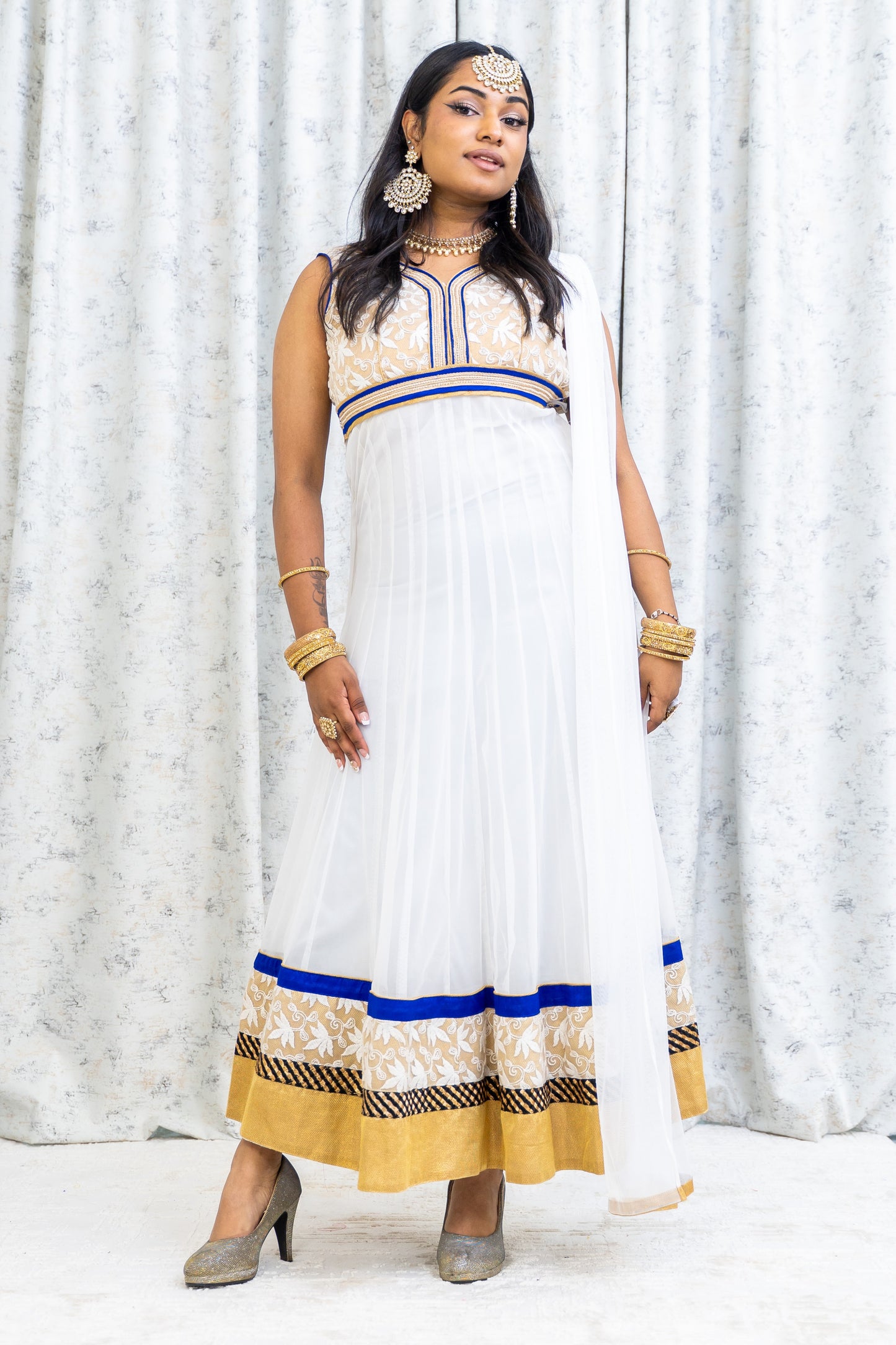 White Punjabi Set