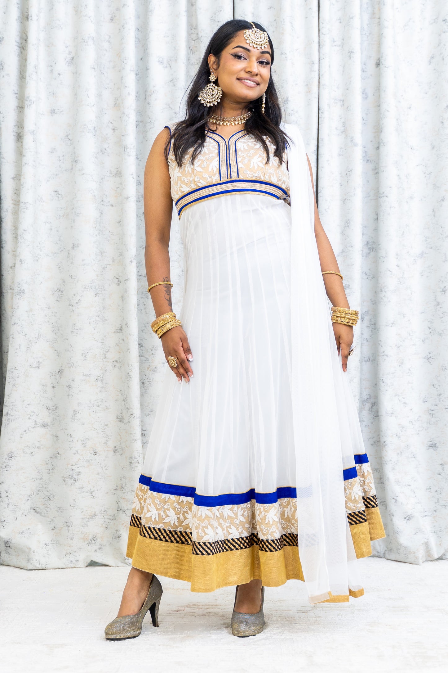 White Punjabi Set
