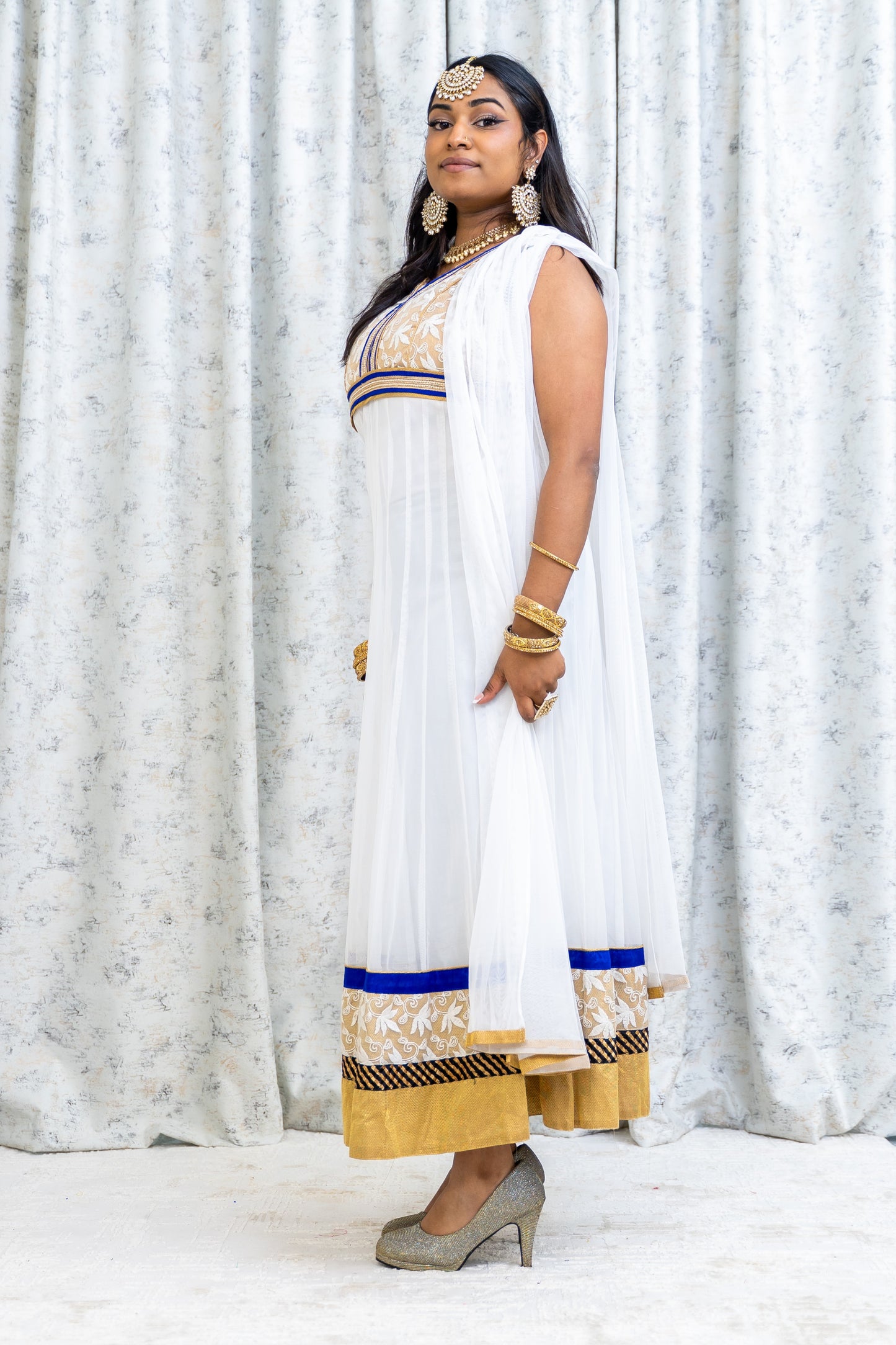 White Punjabi Set