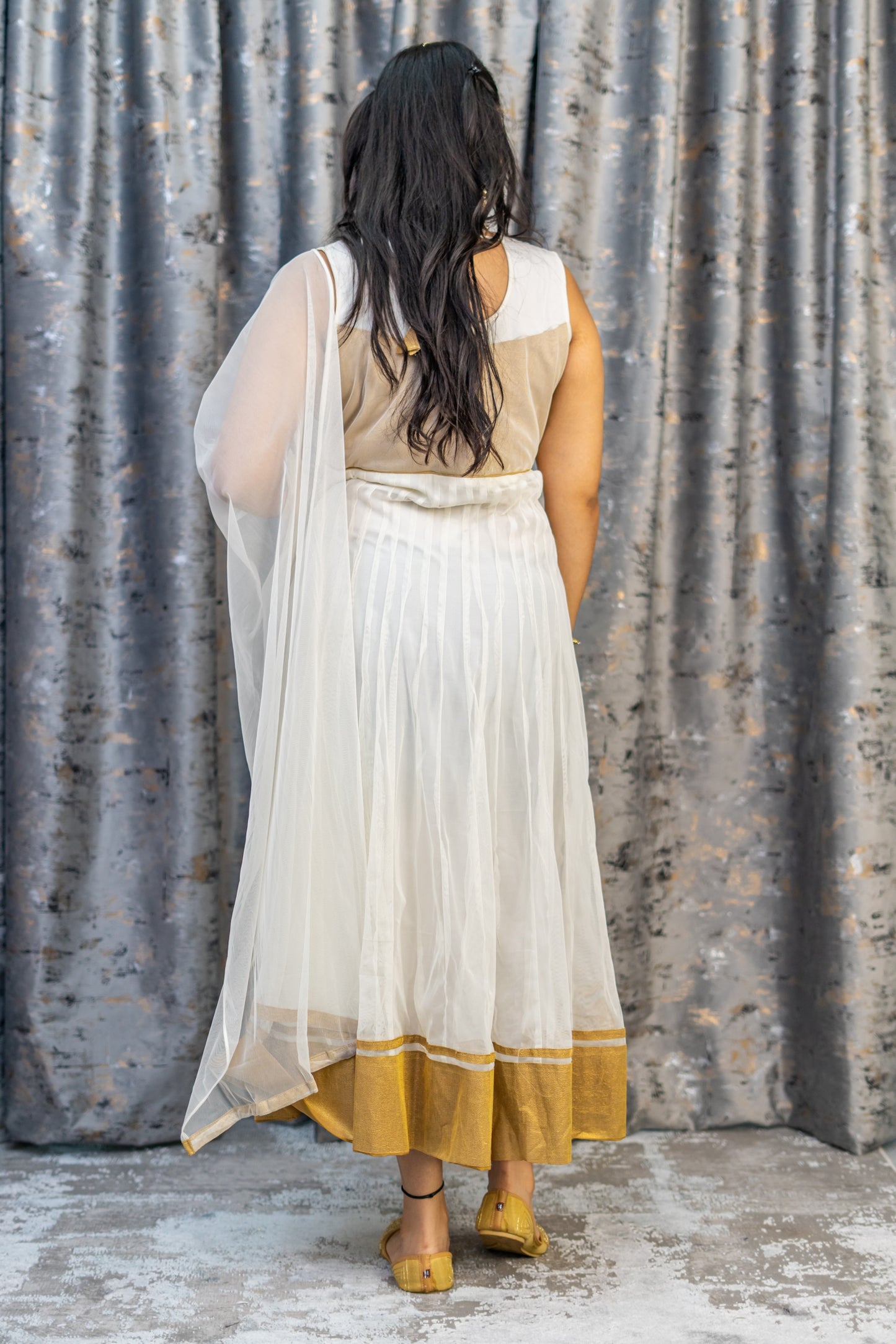 White Net Punjabi