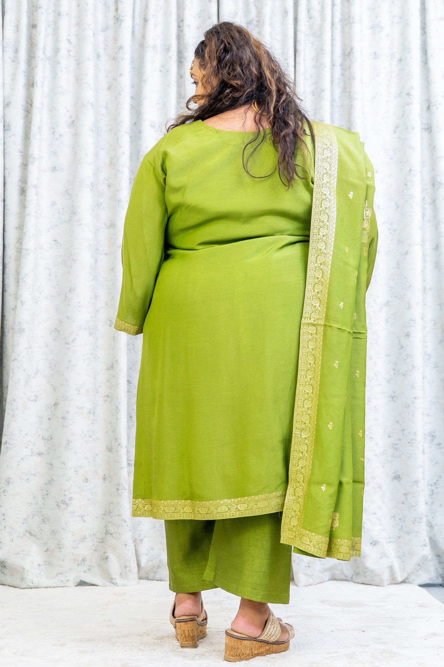 Green Punjabi Set